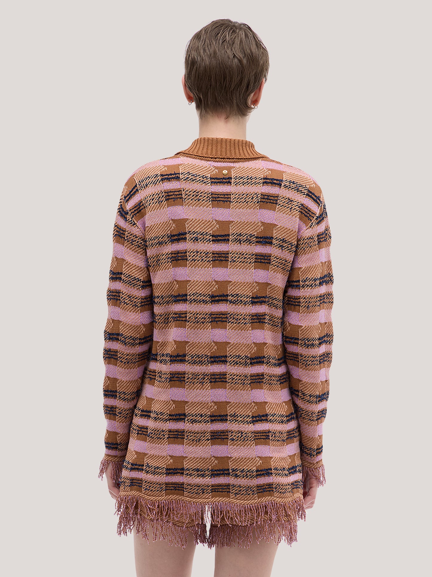 Shirt-style knit with pockets earthenware 260w83_ss263a_j73ter 72836536303942