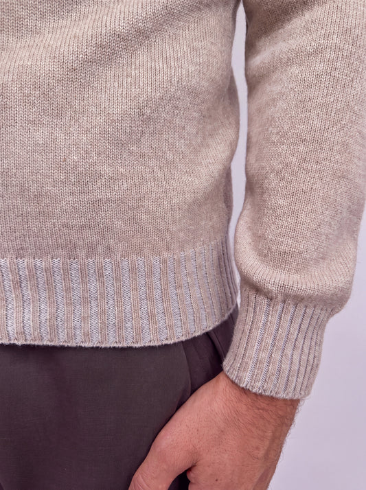 Men's vanisé long-sleeve crew neck sweater - Men's vanisé long-sleeve crew neck sweater alt - 002