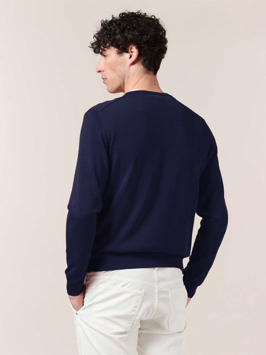 Maglia uomo scollo V manica lunga - Maglia uomo scollo V manica lunga alt - 002