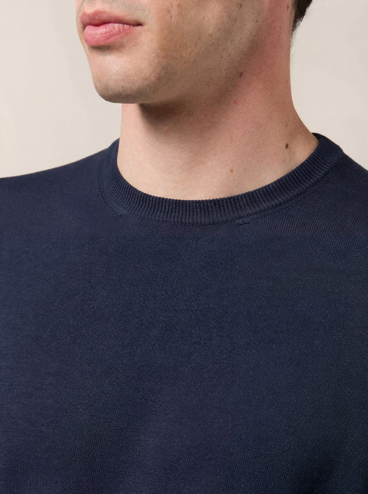 Maglia uomo girocollo manica lunga - Maglia uomo girocollo manica lunga alt - 002