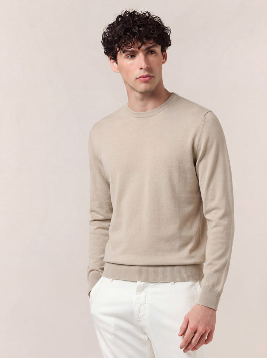 Maglia uomo girocollo manica lunga d34 grey 26ku02_n_ss26tc_001gry
