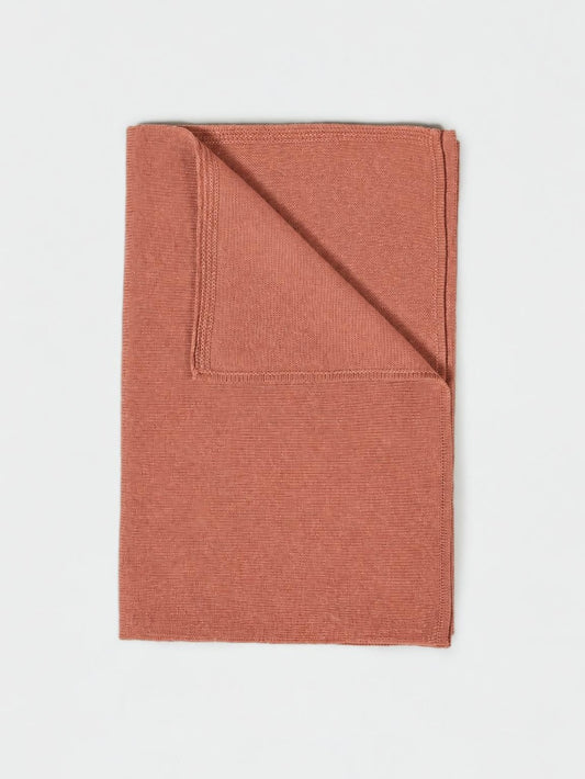 Sciarpa stola in puro cashmere a maglia rasata rosewood 26k320_n_fw26-3_331row