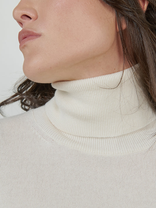 Maglia collo alto in cashmere - Maglia collo alto in cashmere alt - 002