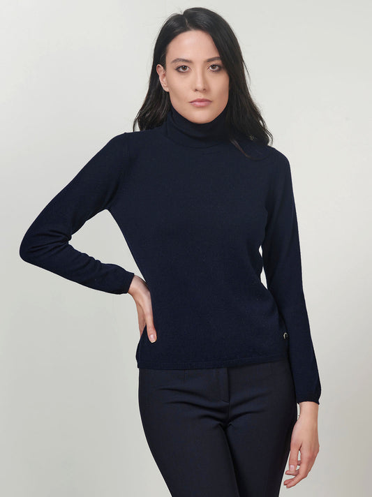 Maglia collo alto in cashmere notte 550785_rcapi_064064