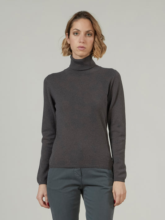 Maglia collo alto in cashmere piombo 550785_rcapi_146146