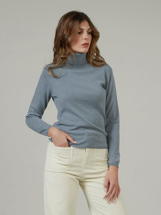 Maglia collo alto in cashmere rain 550785_rcapi_i30i30