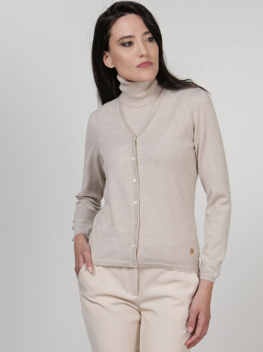 Cardigan in cashmere cremino mel 550786_rcapi_908908