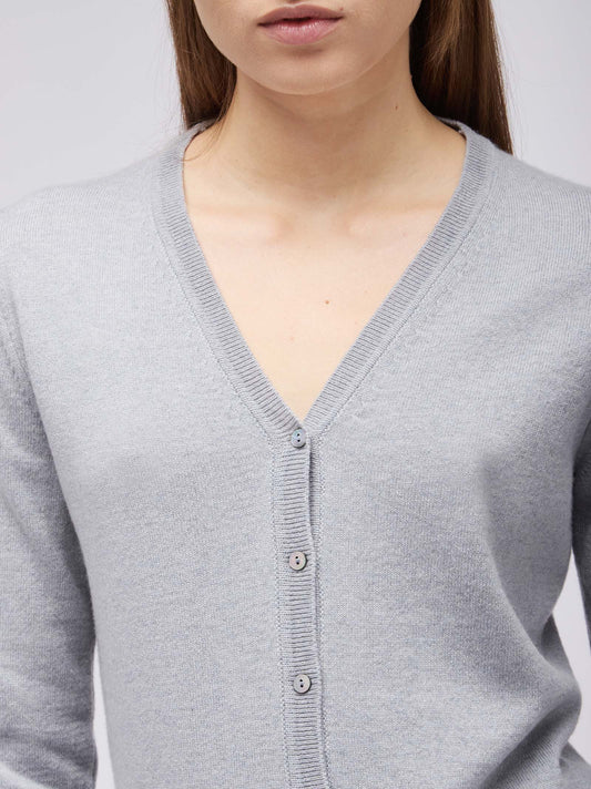 Cardigan in cashmere - Cardigan in cashmere alt - 002