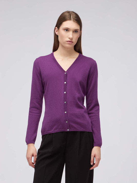 Cardigan in cashmere savoia                                                                                               550786_rcapi_g71g71