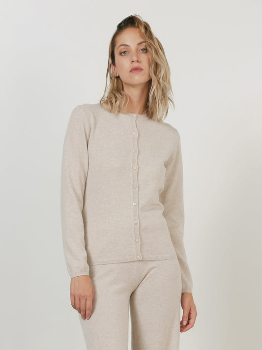 Cardigan in cashmere cremino mel 550787_rcapi_908908