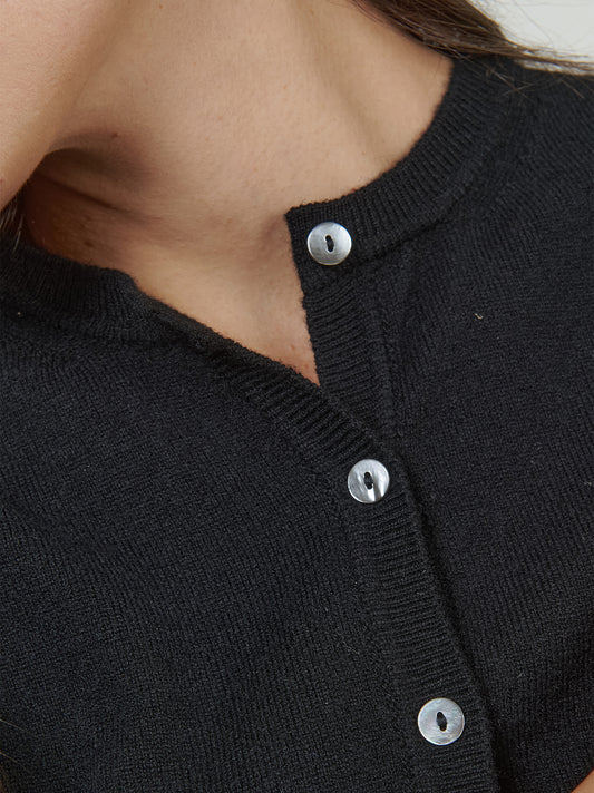 Cardigan in cashmere - Cardigan in cashmere alt - 002
