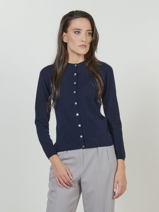 Cardigan in cashmere notte 550787_rcapi_064064
