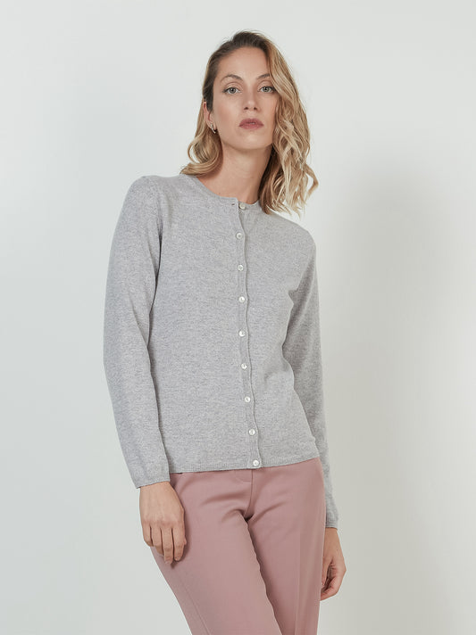 Cardigan in cashmere perla 550787_rcapi_160083