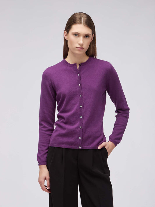 Cardigan in cashmere savoia                                                                                               550787_rcapi_g71g71