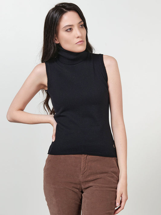 Cashmere turtleneck top nero 550790_rcapi_096096