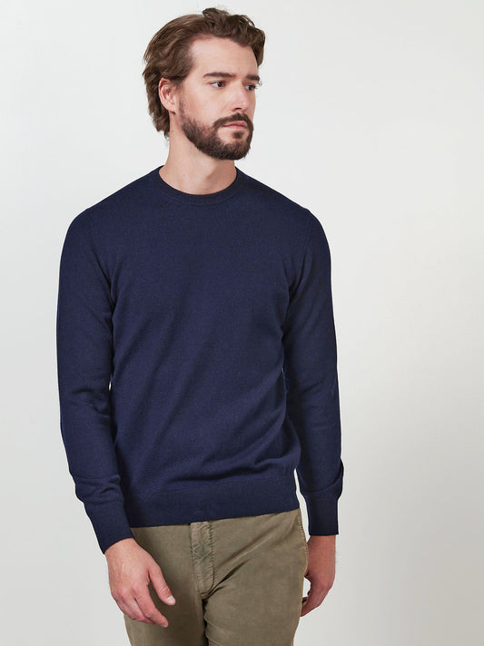 Maglia girocollo in cashmere notte 55k072_rcapi_064064