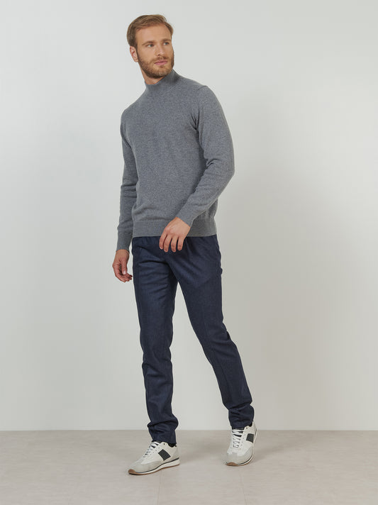 Maglia lupetto in cashmere - Maglia lupetto in cashmere alt - 002