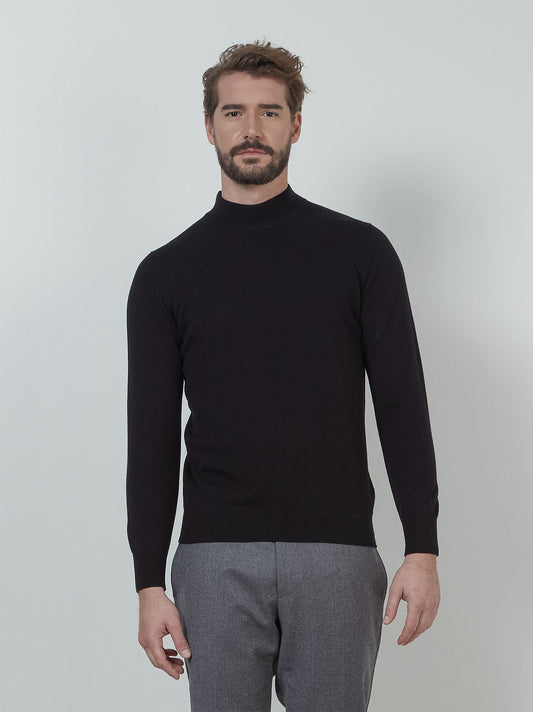 Maglia lupetto in cashmere nero 55k074_rcapi_096096