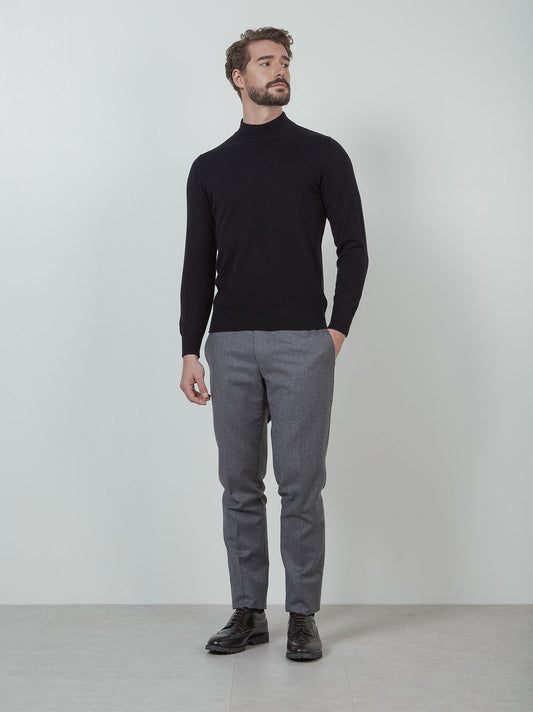 Maglia lupetto in cashmere - Maglia lupetto in cashmere alt - 002