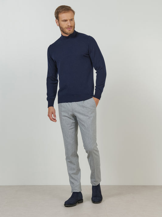 Maglia lupetto in cashmere - Maglia lupetto in cashmere alt - 002