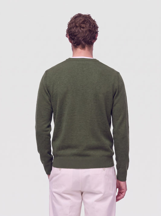 Maglia scollo a V in cashmere - Maglia scollo a V in cashmere alt - 002