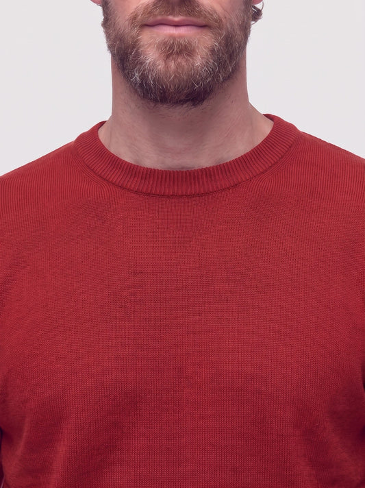 Maglia girocollo in cashmere - Maglia girocollo in cashmere alt - 002