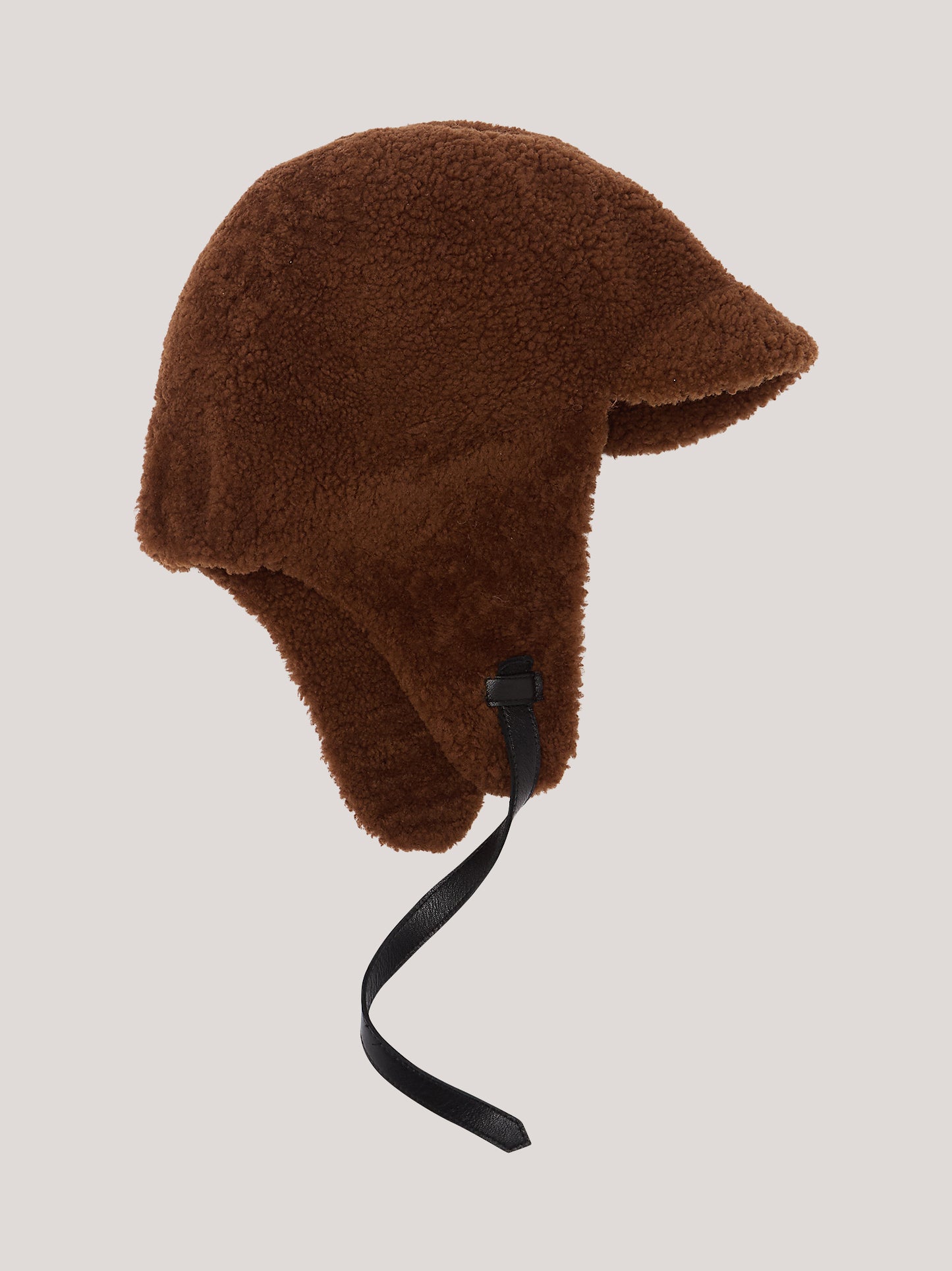 Cappellino donna in montone a caschetto con visiera tabacco ac0002_f2516a_ta0001 69566335091014