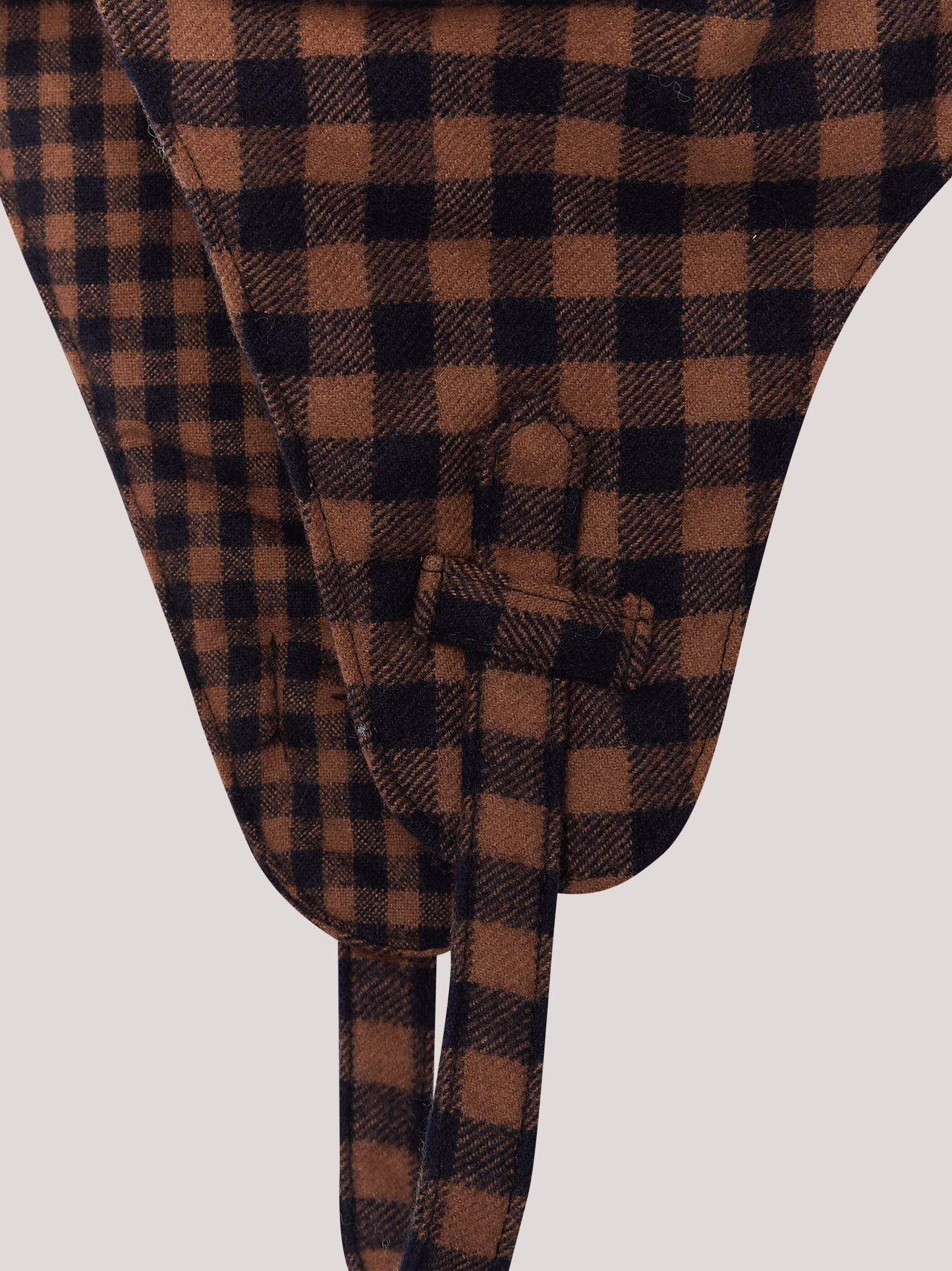 Cappellino a caschetto imbottito,reversibile con visiera in vichy singolo piccolo e grande navy/tabacco ac0005_f2512c_nt0001 69570052194630