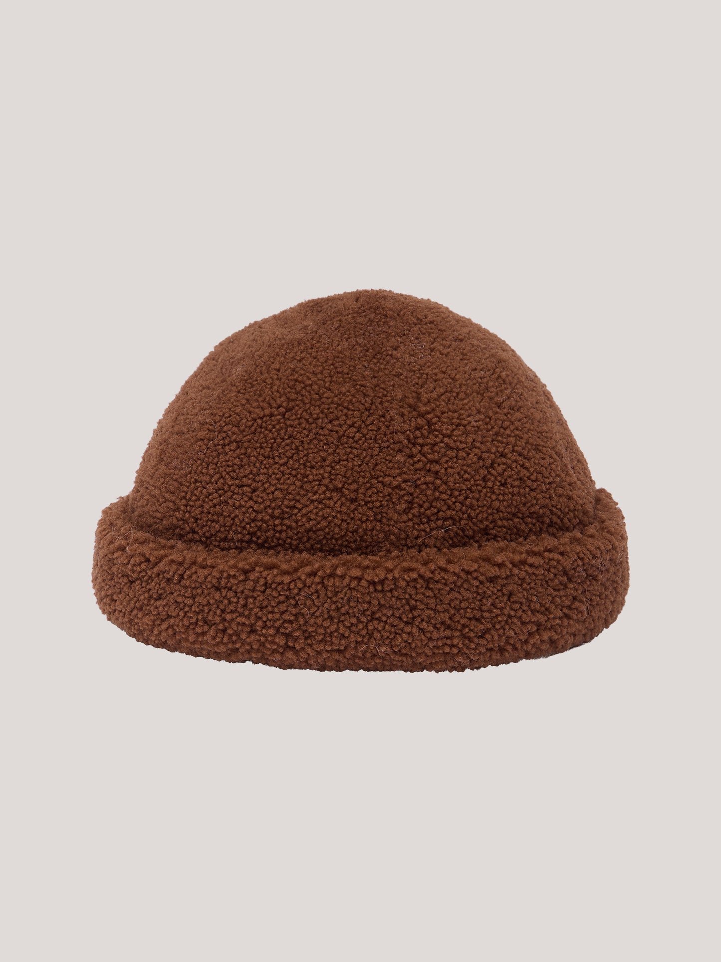 Cappellino donna in montone senza visiera tabacco ac0013_f2516a_ta0001 69566506205510