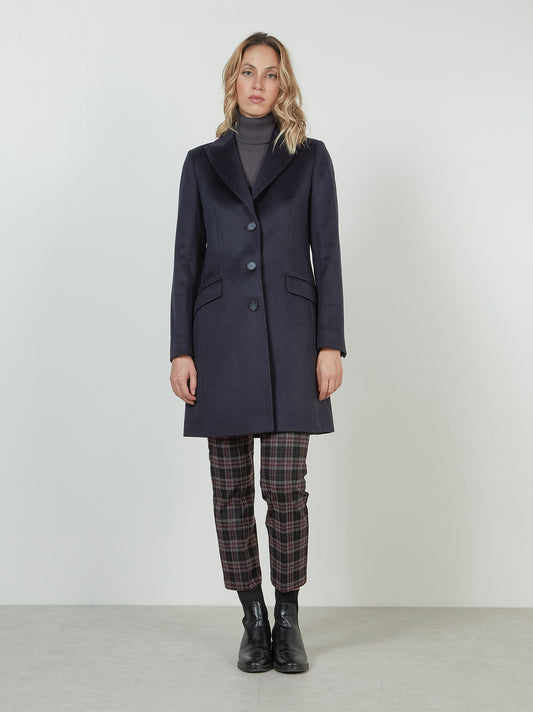 Cappotto in cashmere con collo reverse notte cp0001_rcapi_064064