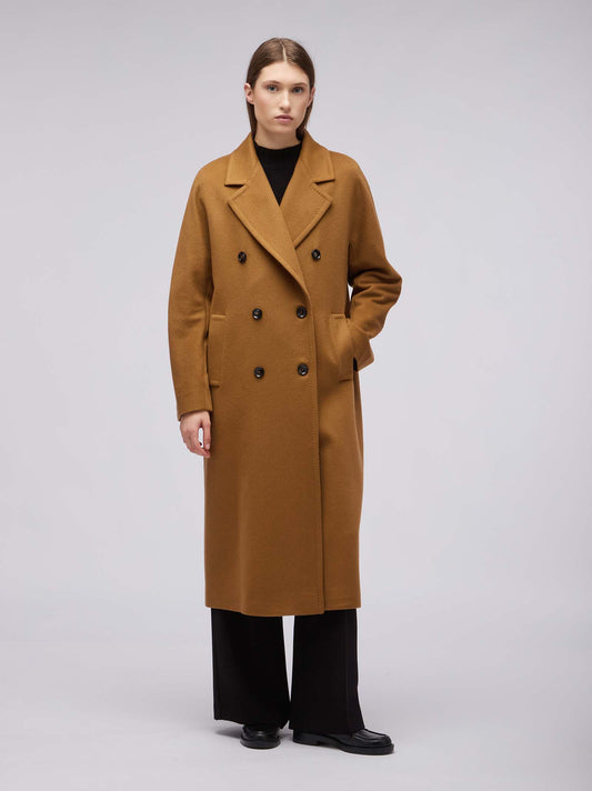 Cappotto doppio petto da donna over in cashmere tabacco cp0204_col3_ttabac