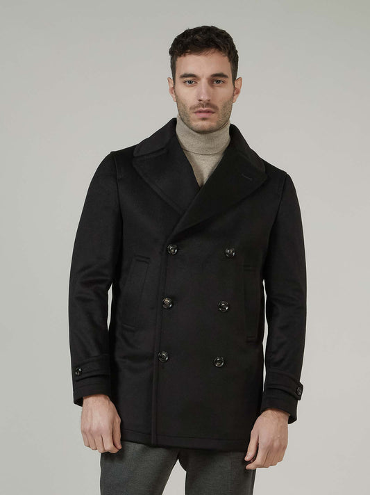 Double-breasted cashmere peacoat blu navy cp0504_rcapi_002064