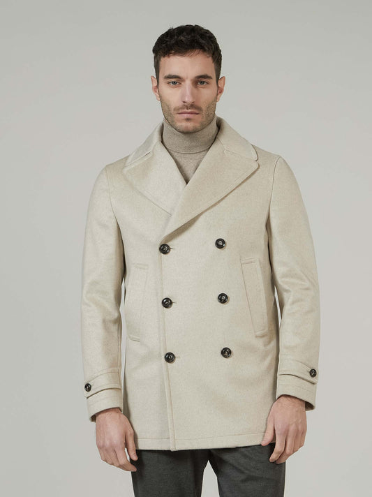 Double-breasted cashmere peacoat cacha cp0504_rcapi_002441