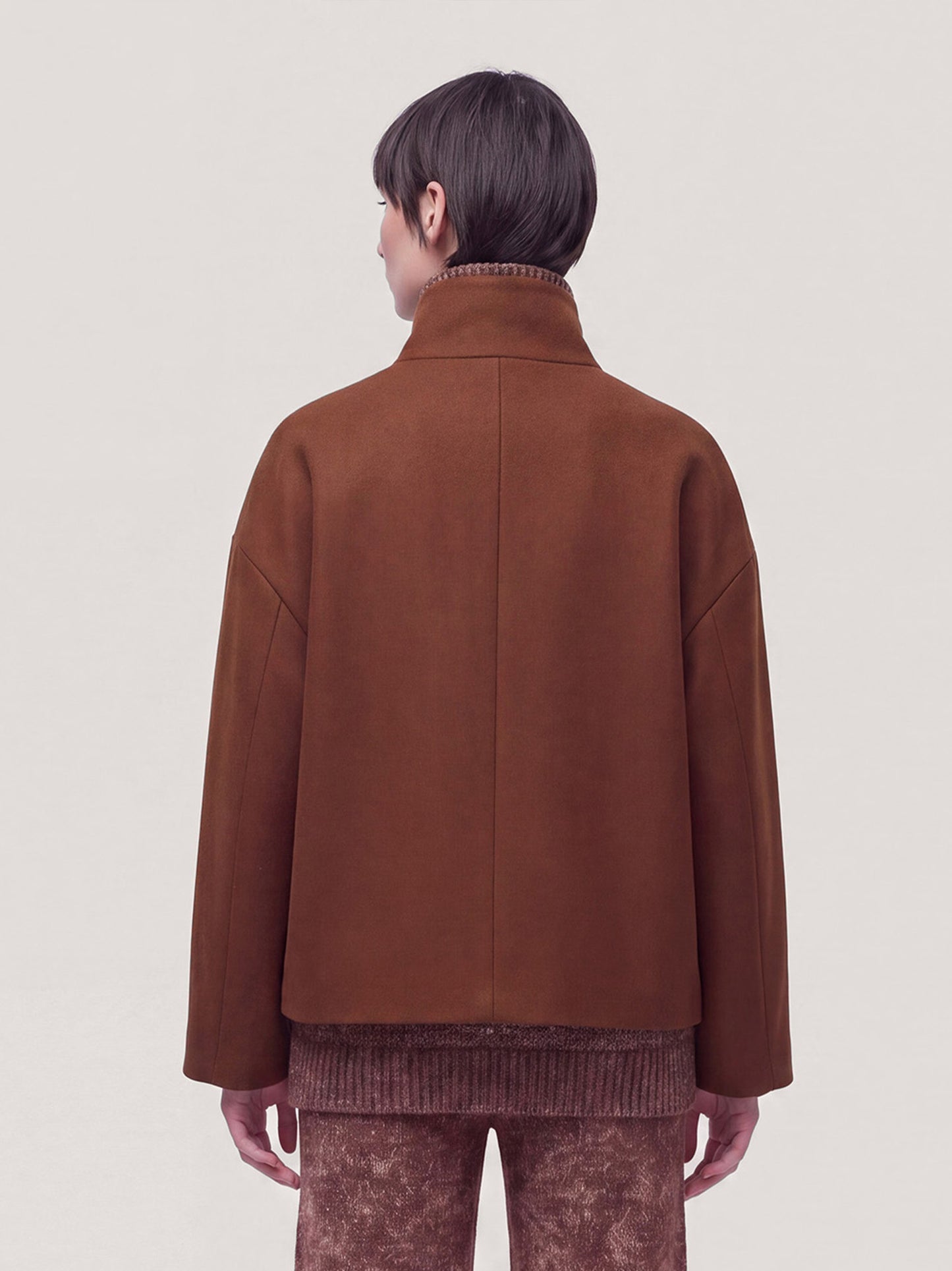 Wool-cashmere egg-shape cocoon coat vulcano cpa115_t28 n_f26-28_tvulca 75936296927558