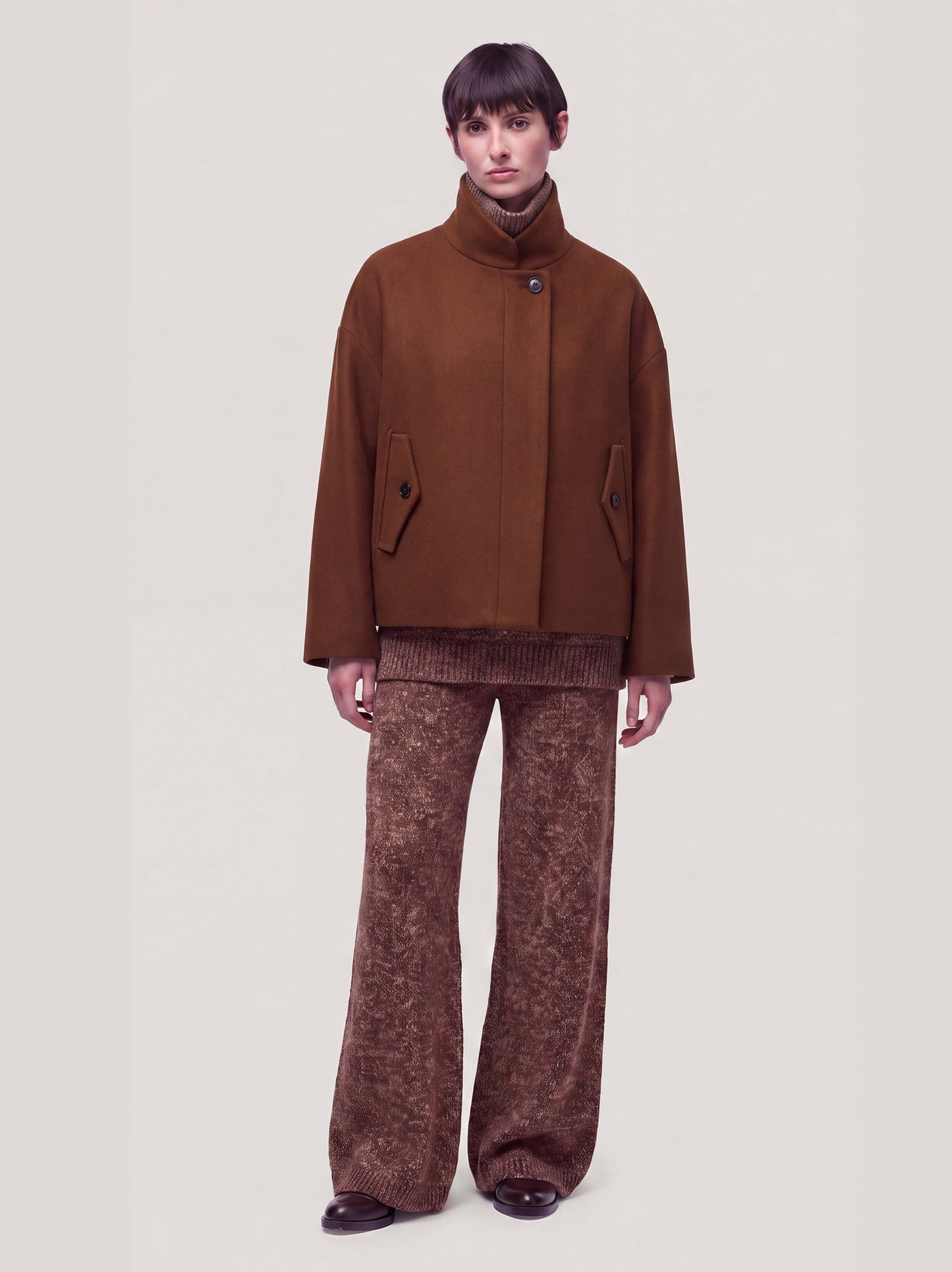 Wool-cashmere egg-shape cocoon coat vulcano cpa115_t28 n_f26-28_tvulca 75933670474054
