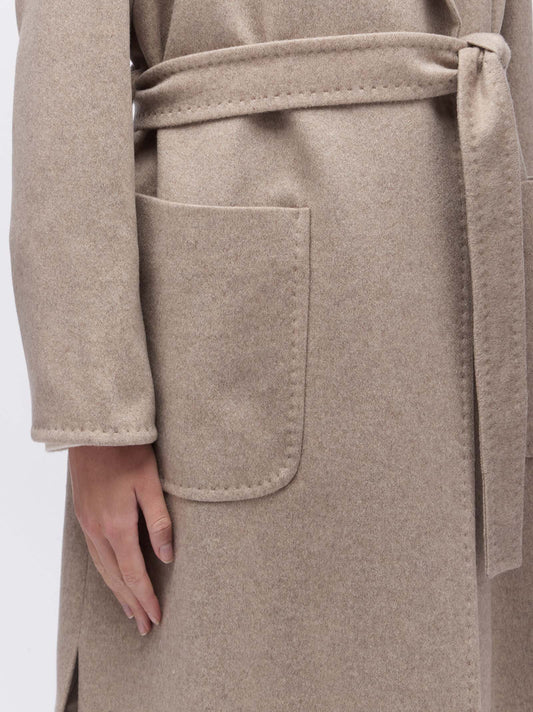 Cappotto vestaglia in cashmere - Cappotto vestaglia in cashmere alt - 002