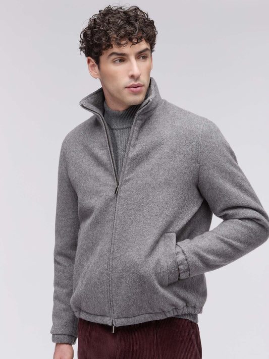 Bomber in lana cashmere grigio gias99_col3_tgrigi