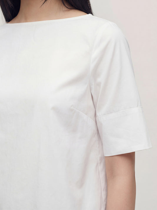 Blusa a scatola manica corta - Blusa a scatola manica corta alt - 002