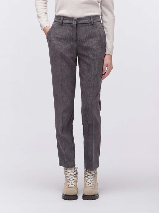 Pantalone slim fit in velluto piombo png237_col3_piombo