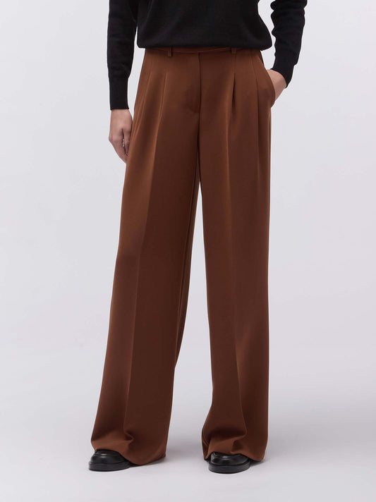 Pantalone palazzo con piega davanti moro png248_col3_tmoro0