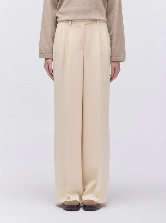 Pantalone palazzo con piega davanti panna png248_col3_panna