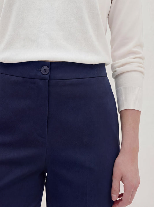 Pantalone diritto con risvolto - Pantalone diritto con risvolto alt - 002