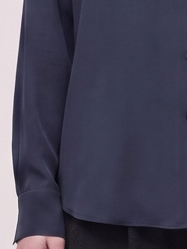 Camicia oversize in seta crepe de chine grafite top121_t20_f26-20_tgrafi 77328985751878